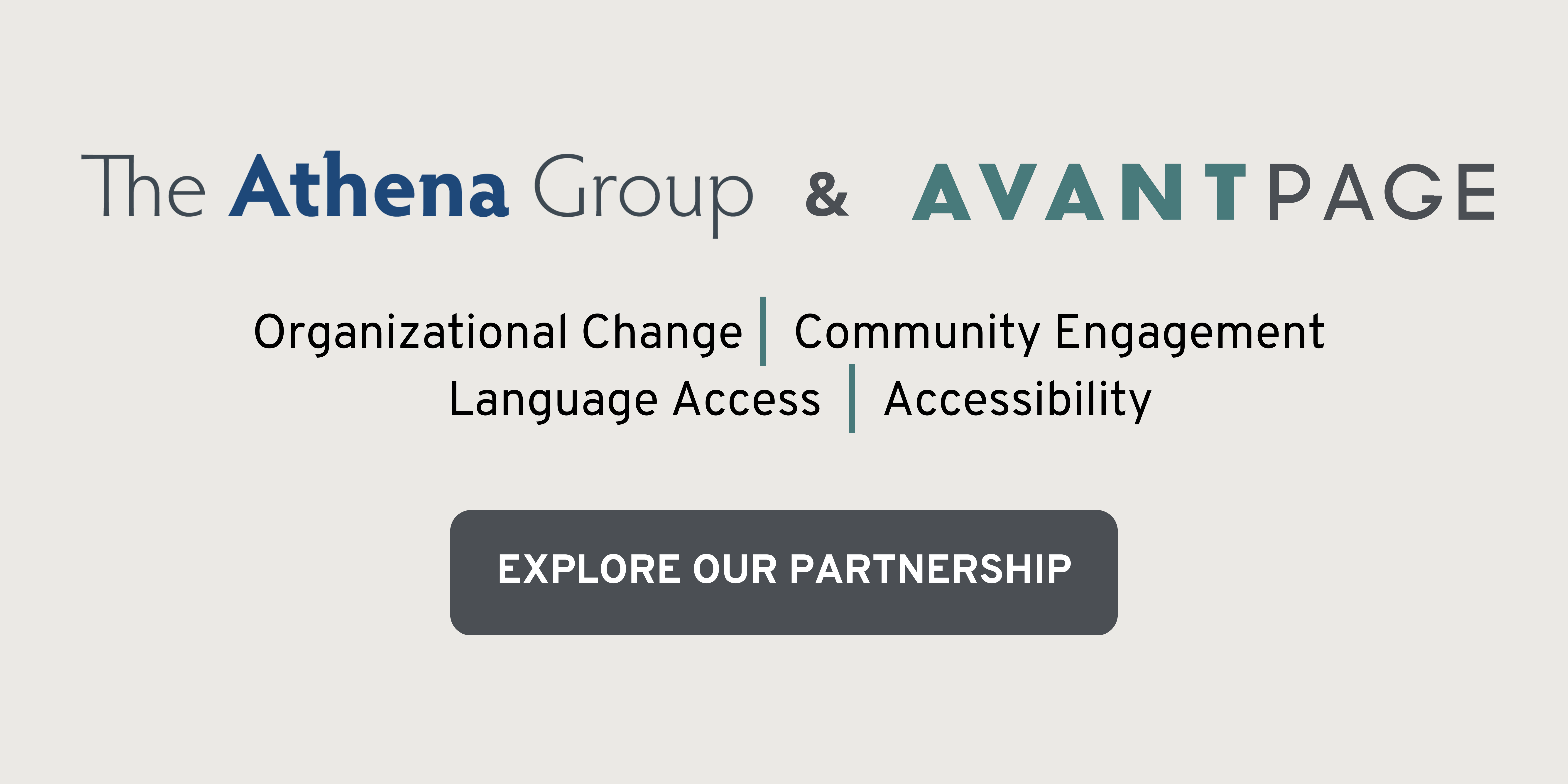 The Athena Group And Avantpage Partnership